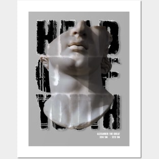Alexander The Great Head of Youth Design Posters and Art